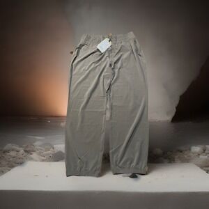 prAna Women's Railay Joggers Green Elastic Waist Size Large Lightweight